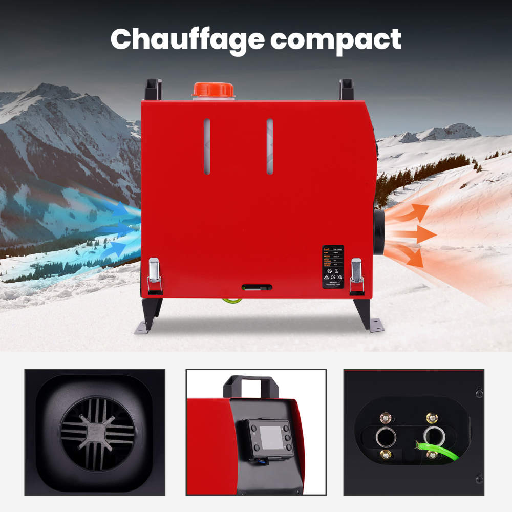 Air Heater Diesel 5000KW 12V LCD Voiture Chauffage MotorhomesTouring Camion